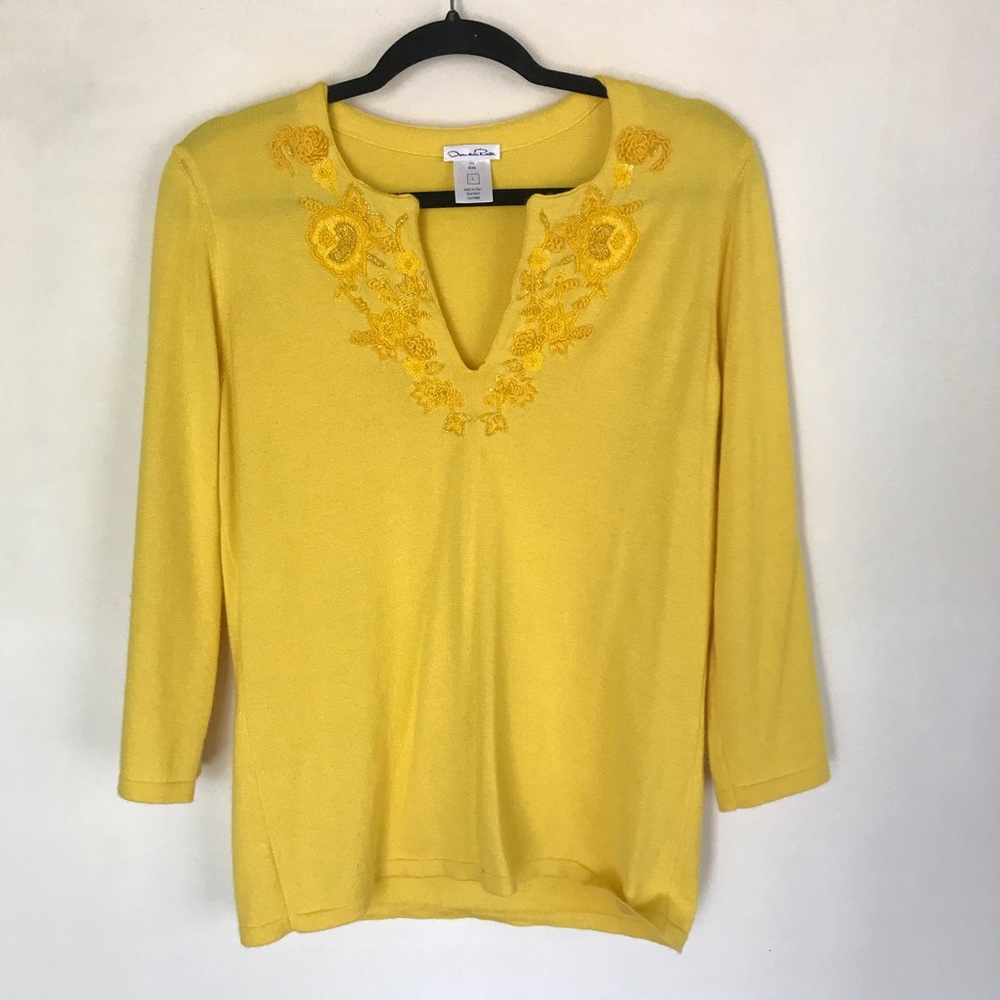 Oscar de la Renta sweater - Picture 3 of 8
